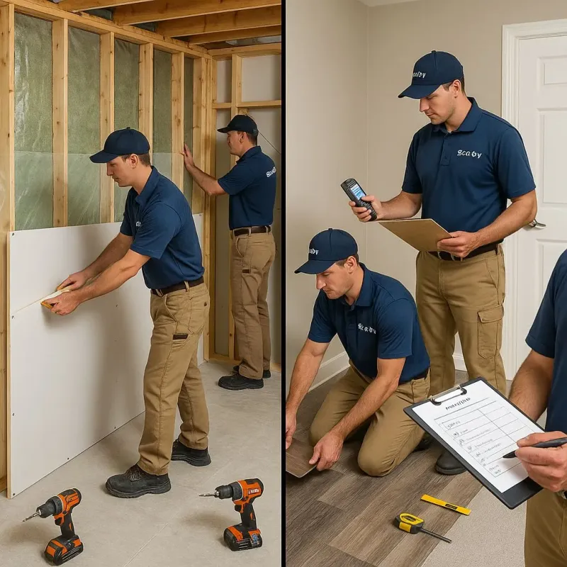 Repairs and Reconstruction process in Pico Rivera, CA